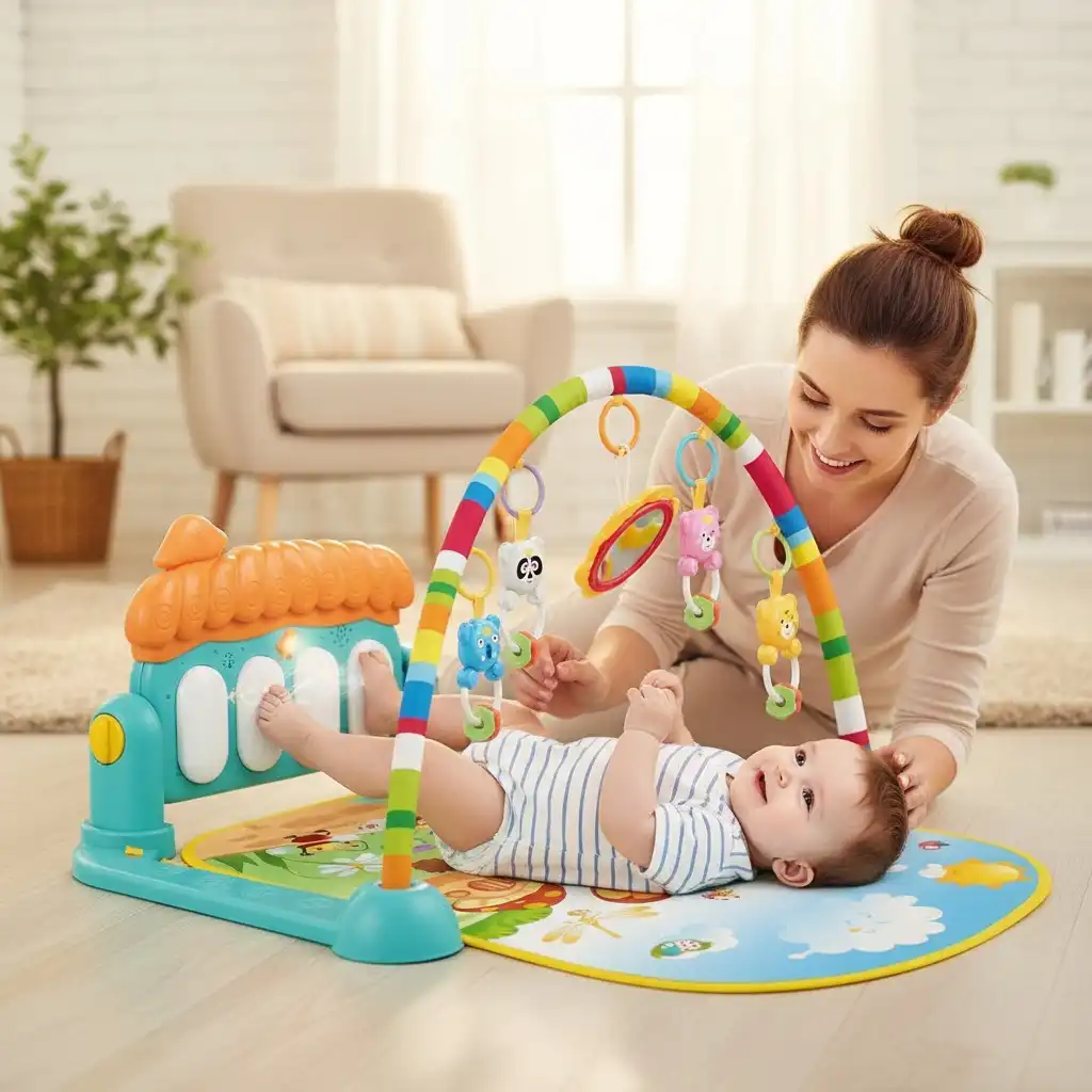 Tapis d’Éveil Piano Musical Bébé