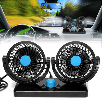 Ventilateur de véhicule à double tête - مروحة السيارة مزدوجة الرأس