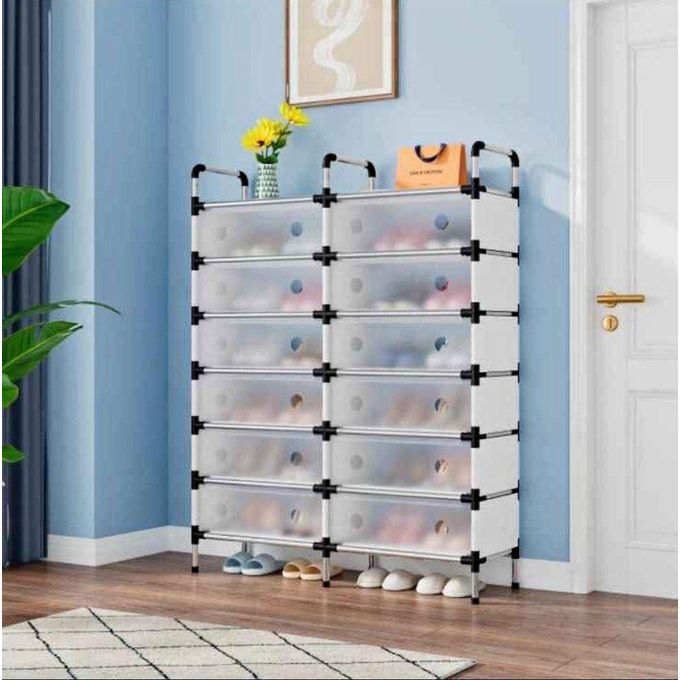 Armoire Chaussures Empilable 12 Casiers - خزانة تنظيم الأحذية