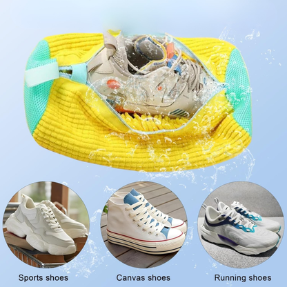 Sac laver les chaussures en machine - كيس لغسل الأحذية في الغسالة