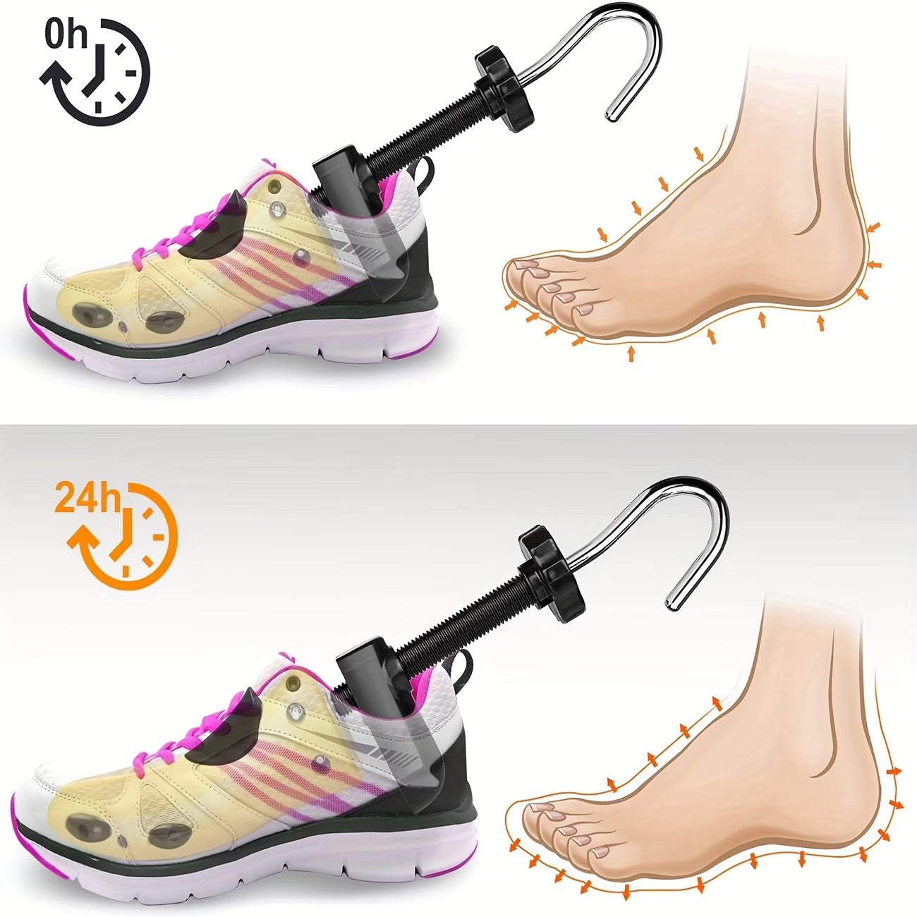 Embouchoir Chaussures Ajustable - أداة توسيع الأحذية لراحة مثالية