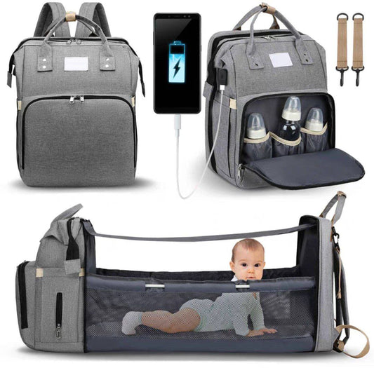 Sac à dos multifonction 4 en 1 pour bébé - حقيبة أطفال متعددة الوظائف 4 في 1