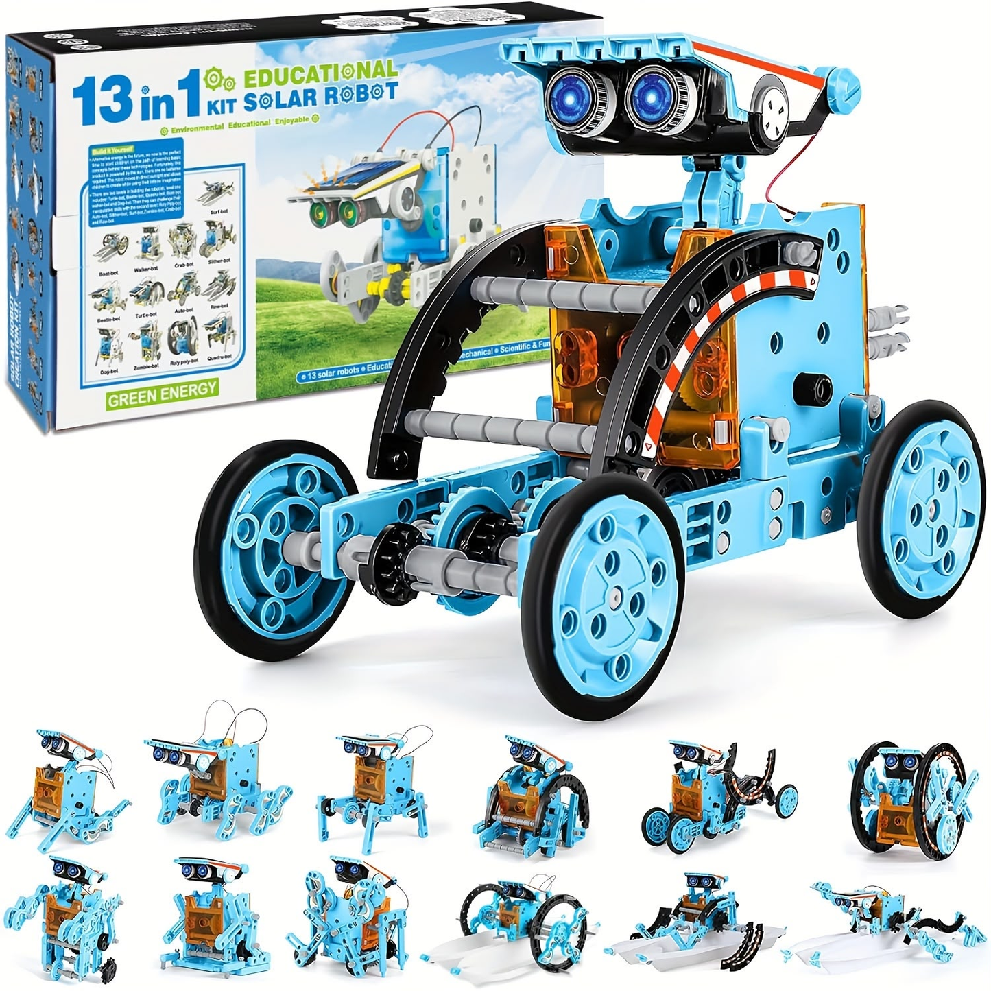 Robot Solaire Éducatif 13 en 1 - روبوت تعليمي بالطاقة الشمسية 13 في 1