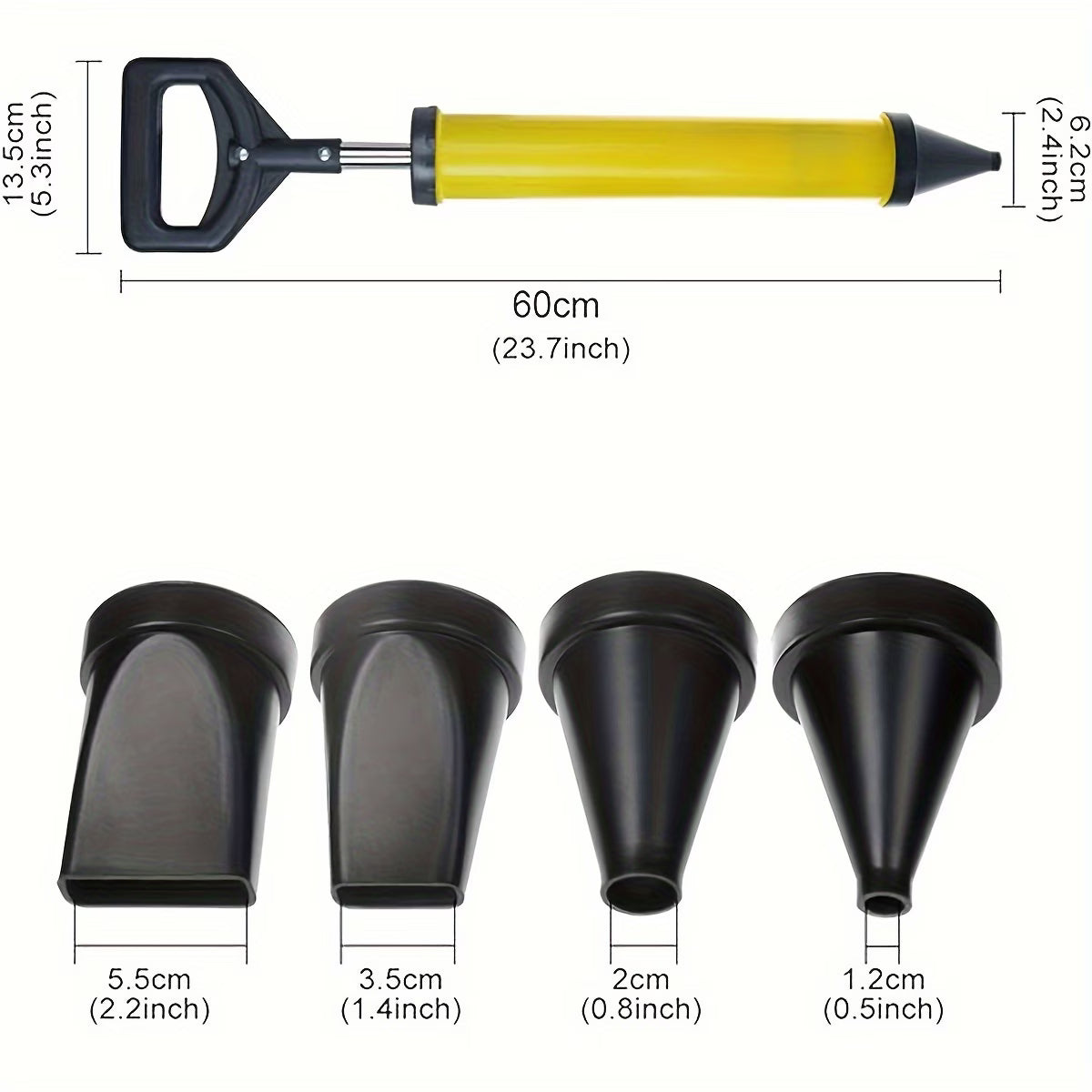 Pistolet de remplissage ciment - أداة تعبئة الإسمنت الاحترافي 4 في 1
