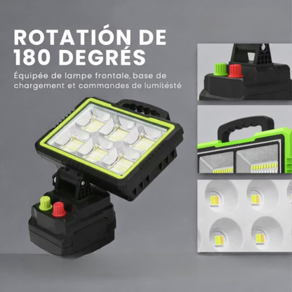 Projecteur solaire portable - مصباح شمسي محمول