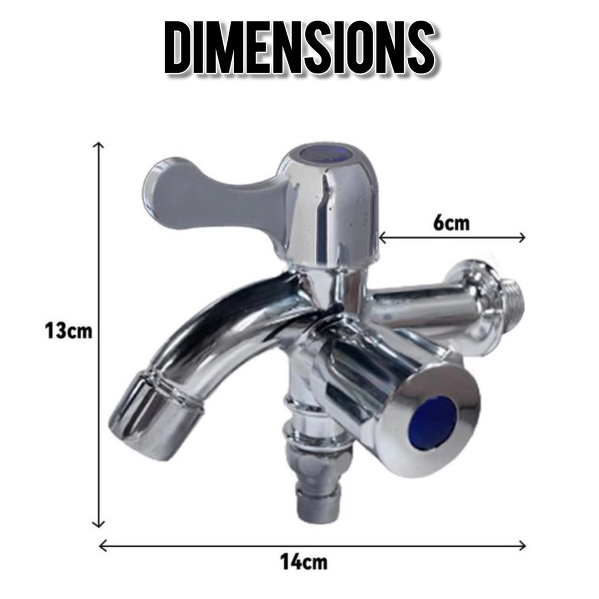 Robinet mural double multifonctions - صنبور ماء مزدوج