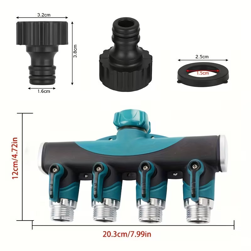Répartiteur de tuyau d’eau multi-sorties - موزع خرطوم الماء متعدد المخارج