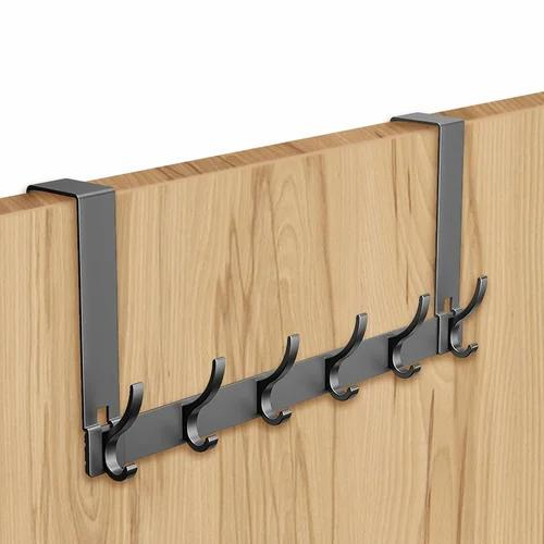 Porte-manteau de porte multifonctions - علاقة باب معدنية متعددة الخطافات