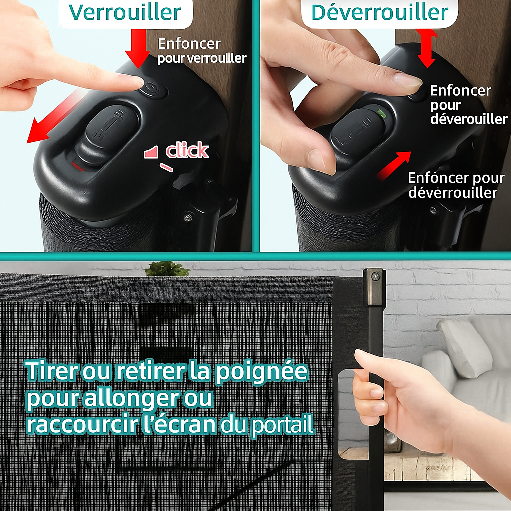 Barrière de sécurité bébé - حاجز أمان للأطفال