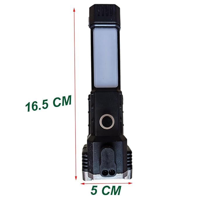 Lampe LED rechargeable puissante - مصباح قابل للشحن متعدد الاستخدام
