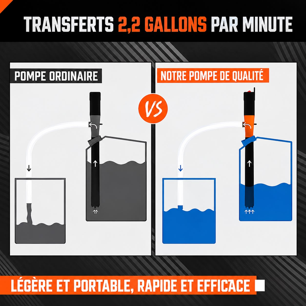 Pompe de transfert de liquide à batterie - مضخة نقل السوائل المحمولة بالبطارية