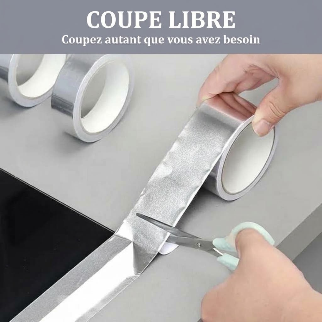 Ruban adhésif en aluminium résistant à la chaleur - شريط ألومنيوم لاصق