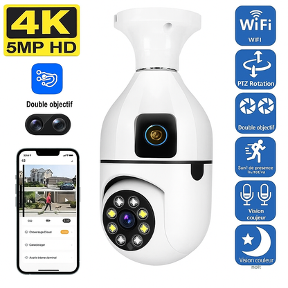 Caméra 4K Surveillance - كاميرا الأمان المنزلية