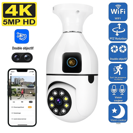 Caméra 4K Surveillance - كاميرا الأمان المنزلية