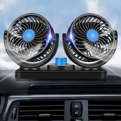 Ventilateur de véhicule à double tête - مروحة السيارة مزدوجة الرأس