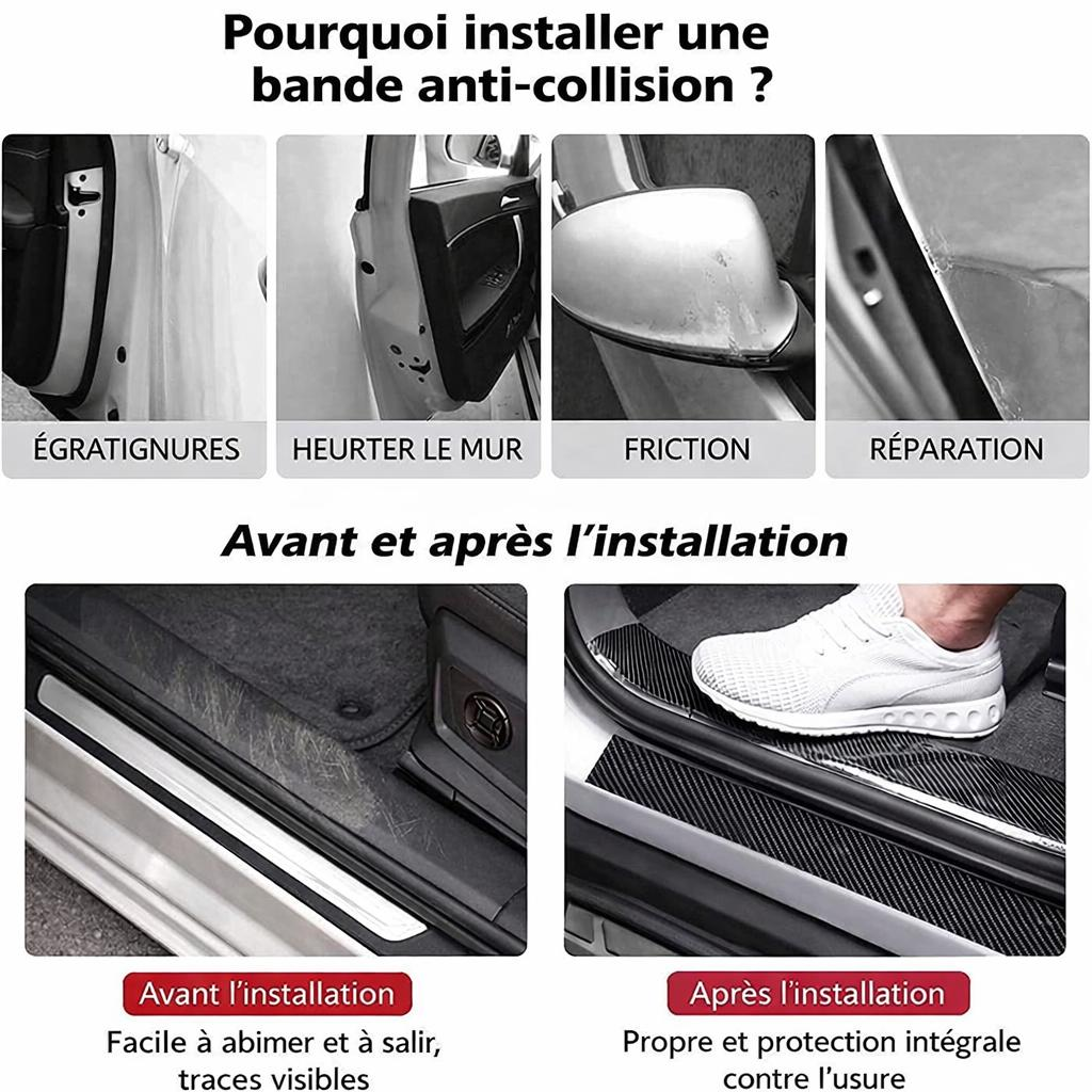 Ruban de protection carbone pour voiture - شريط حماية السيارة الكربوني