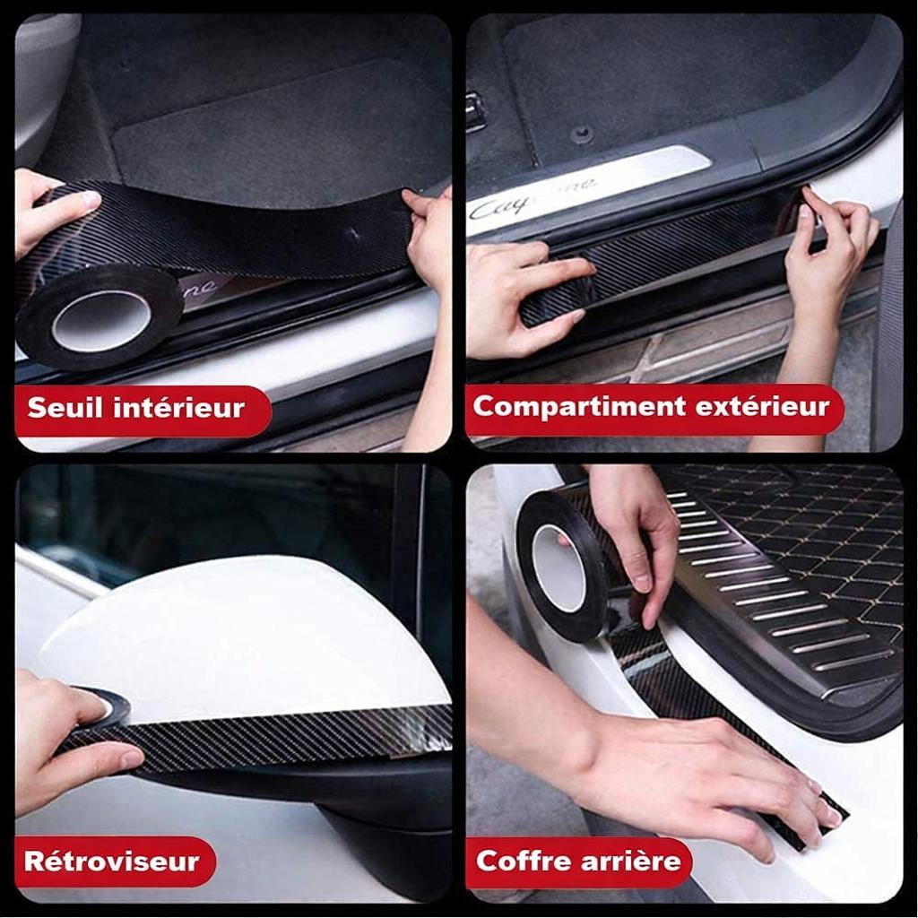 Ruban de protection carbone pour voiture - شريط حماية السيارة الكربوني