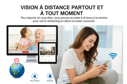 Caméra 4K Surveillance - كاميرا الأمان المنزلية