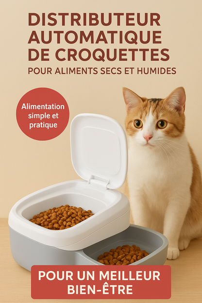 Distributeur Automatique de Nourriture - موزع طعام اوتوماتيكي للحيوانات