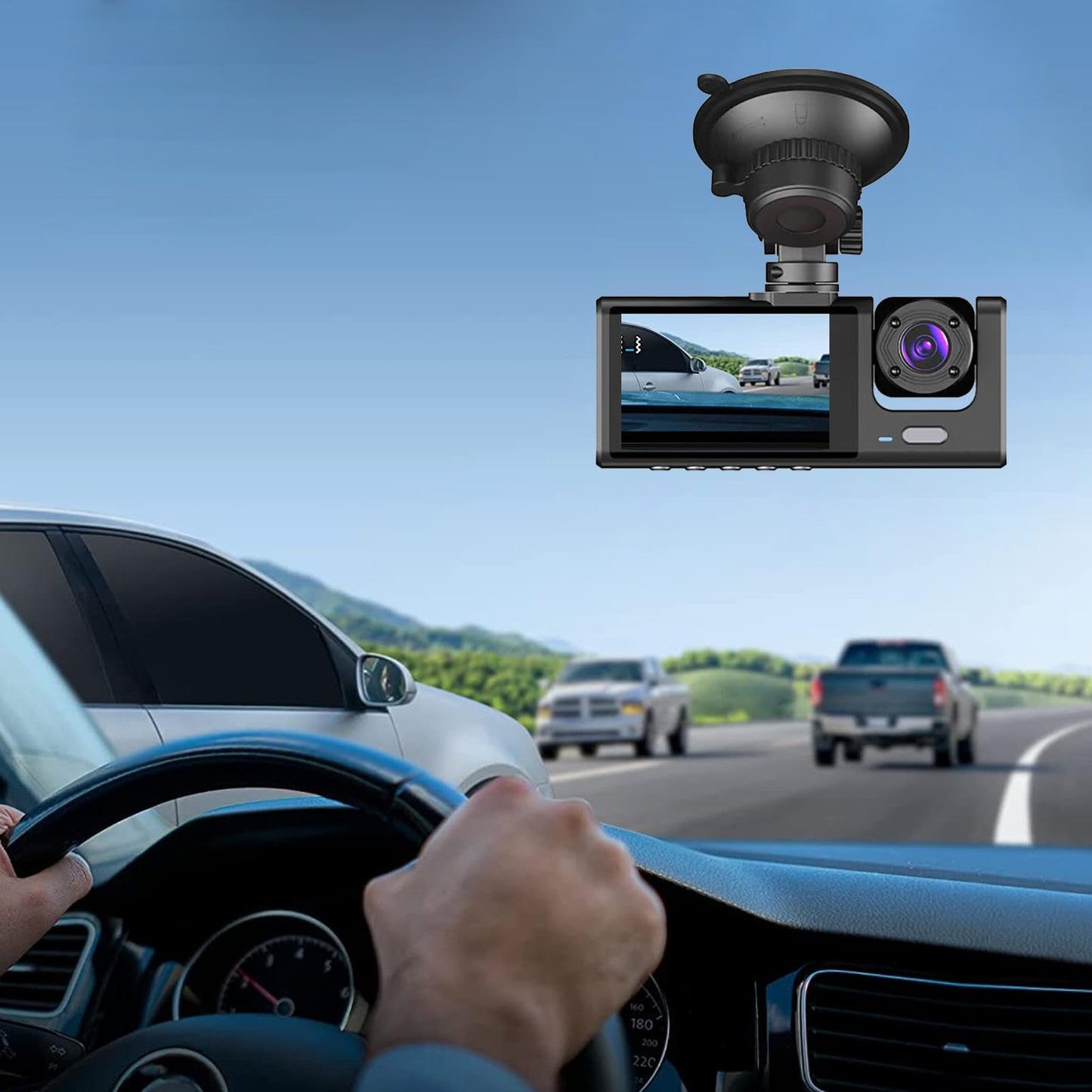 كاميرا السيارة Full HD 1080P Caméra Embarquée Voiture