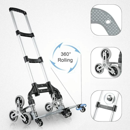 Chariot Intelligent à 3 Roues - عربة صعود الدرج الذكية بثلاث عجلات