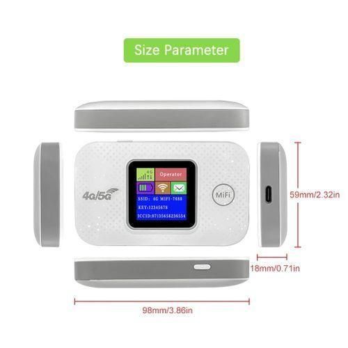 Routeur WiFi portable 4G/5G avec carte SIM راوتر WiFi محمول