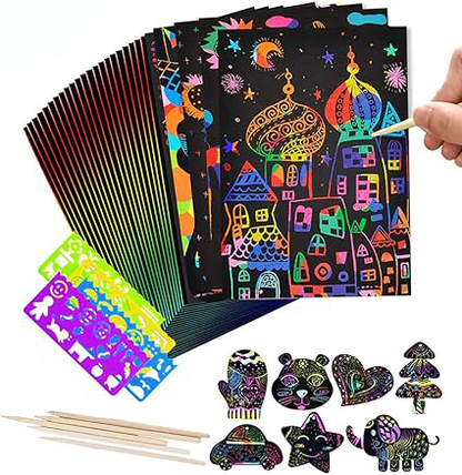Papier à gratter artistique - أوراق خدش لرسم