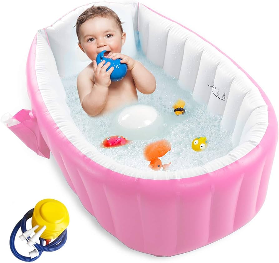 Baignoire Gonflable pour Bébé - حوض استحمام قابل للنفخ للأطفال