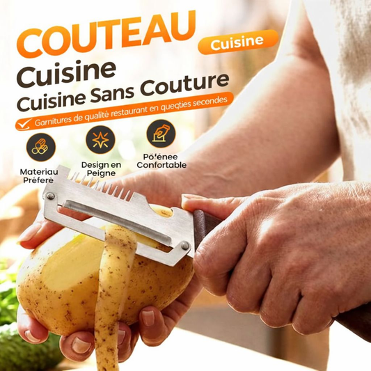 Couteau de Cuisine Multifonctions - سكين المطبخ متعدد الوظائف