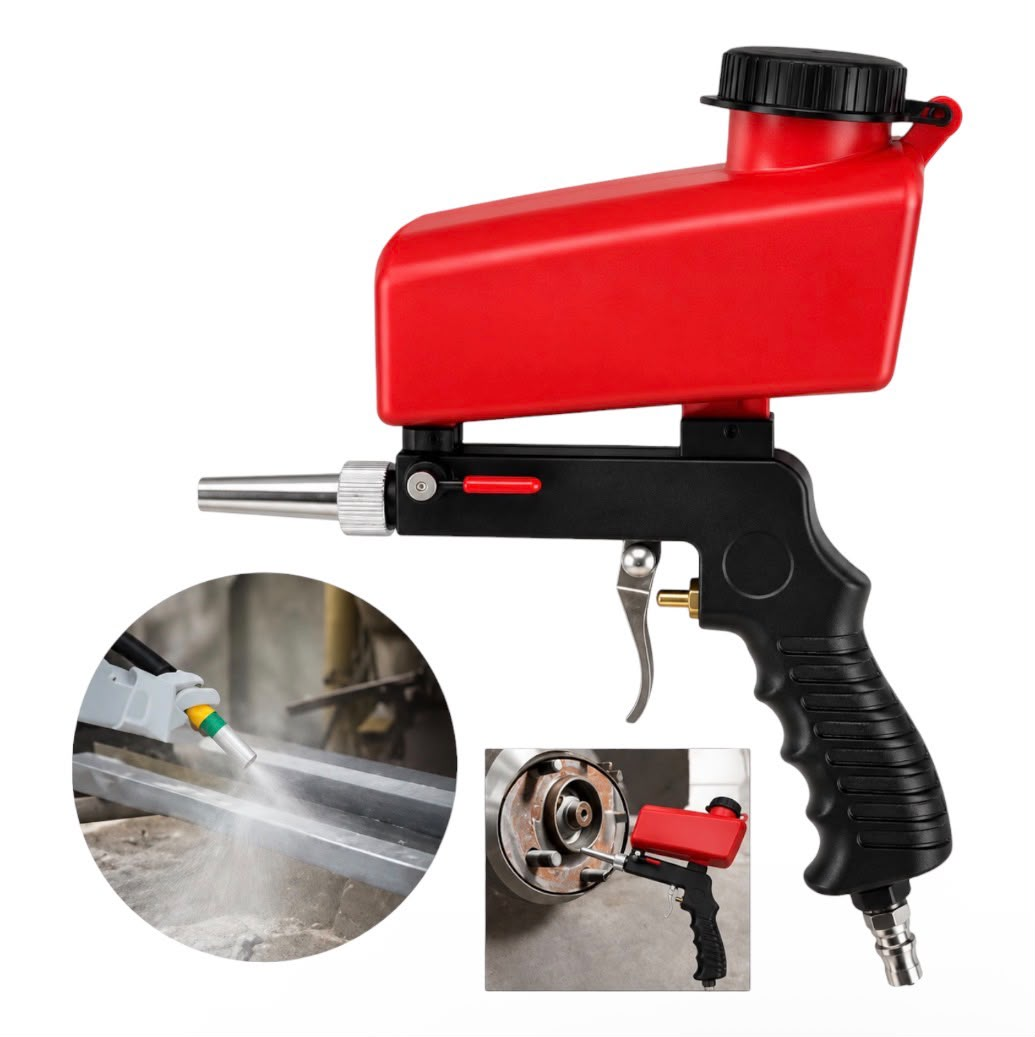 Pistolet de sablage pneumatique - مسدس إزالة الصدأ والتنظيف