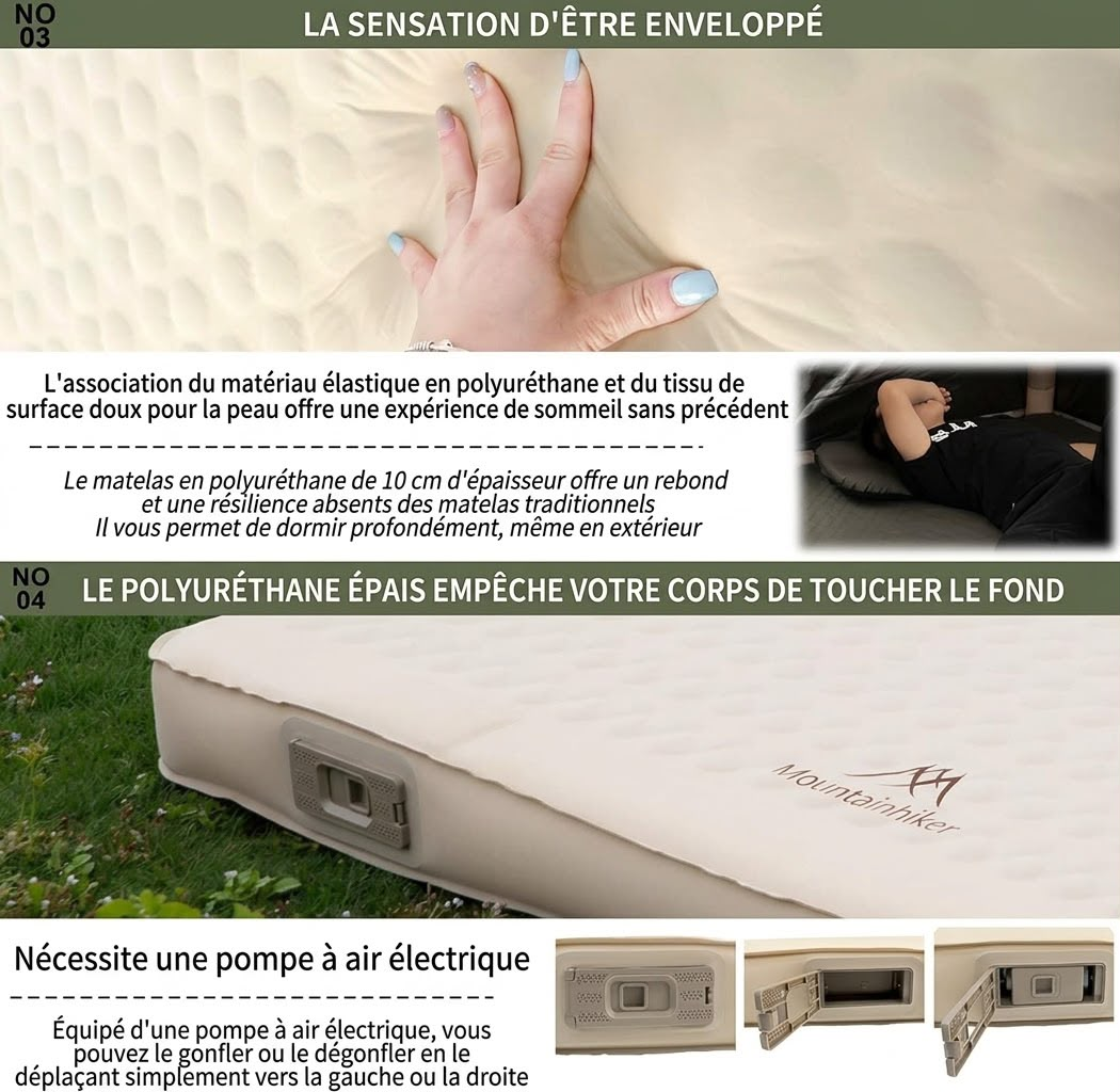Matelas Gonflable de Camping - فراش التخييم هوائية قابلة للنفخ