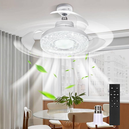 Ventilateur de plafond LED pliable -  مروحة سقف  قابلة للطي