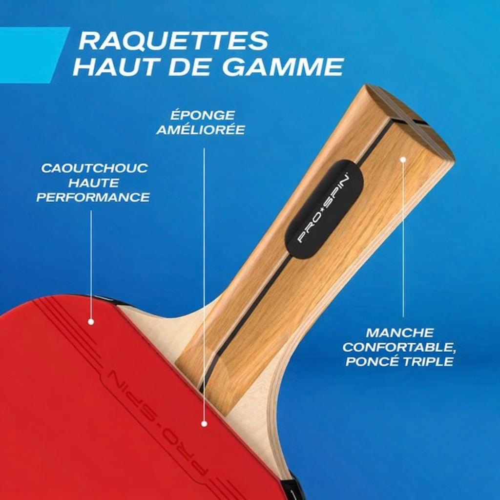 Kit de Tennis de Table Portable Complet - طقم تنس الطاولة المحمول المتكامل