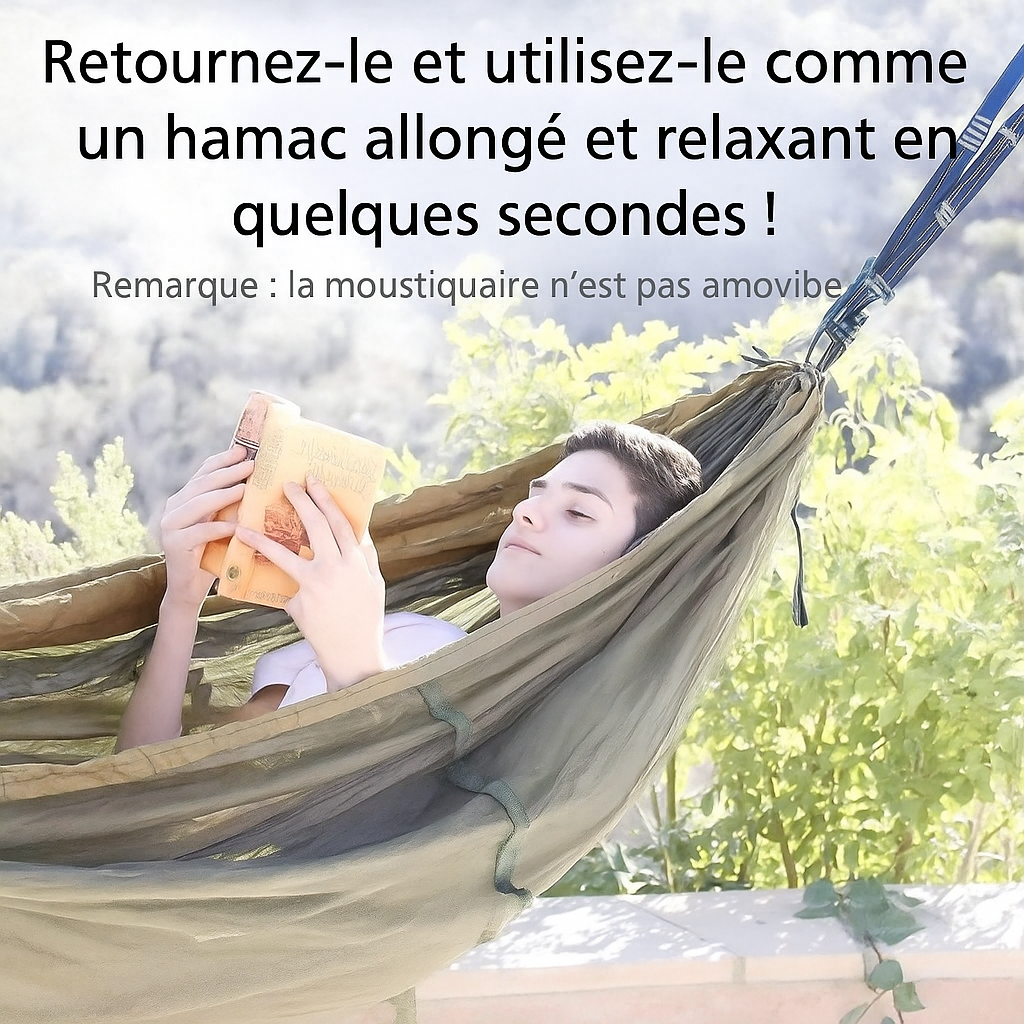 Hamac de camping portable - أرجوحة التخييم المحمولة