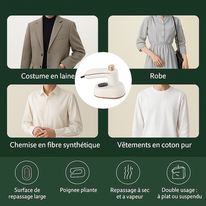 Fer à vapeur électrique portable - مكواة بخار كهربائية محمولة