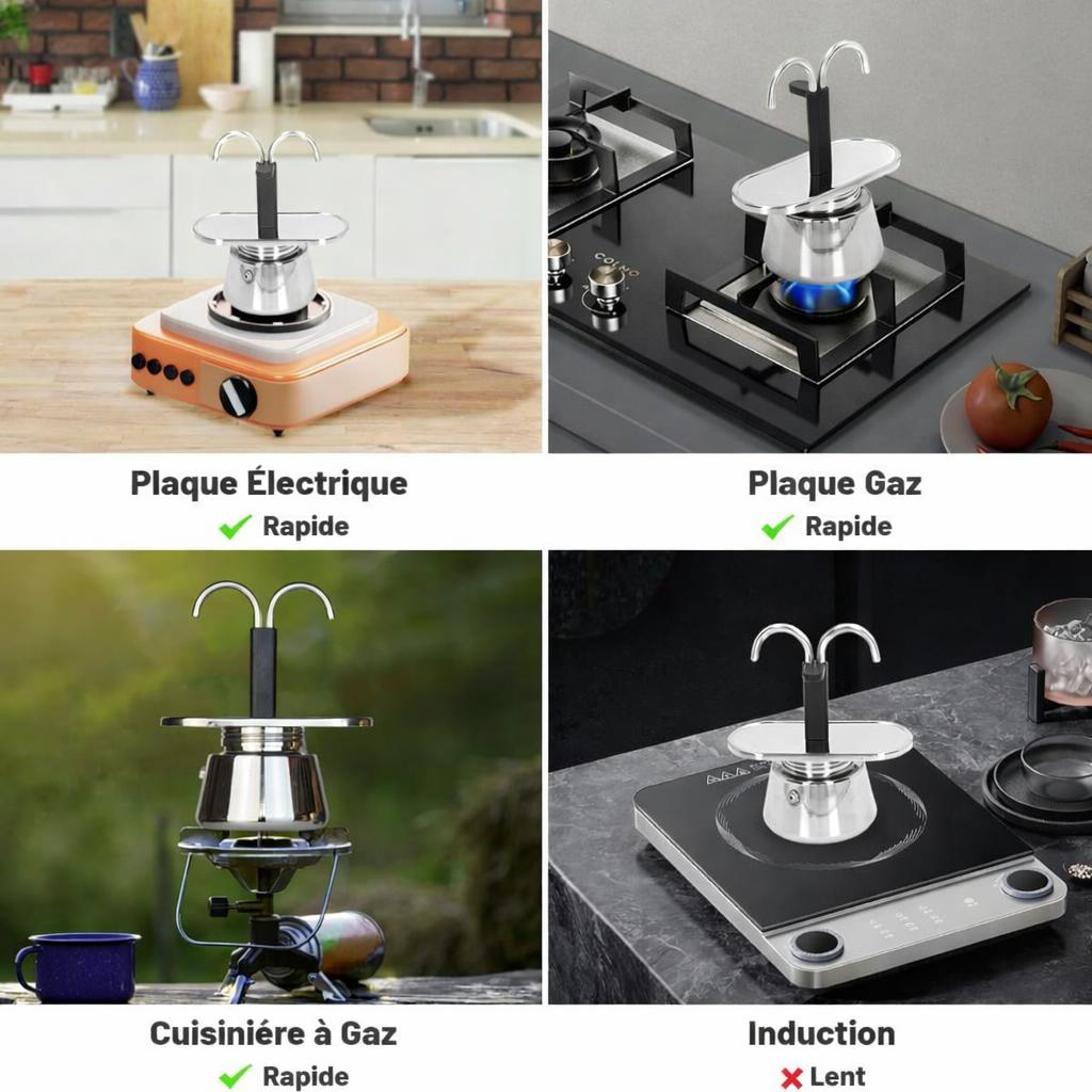 Cafetière en acier inoxydable - آلة تحضير القهوة من الستانلس ستيل