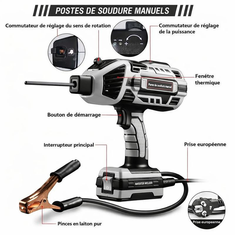 Soudeuse Électrique Portable - آلة لحام يدوية محمولة