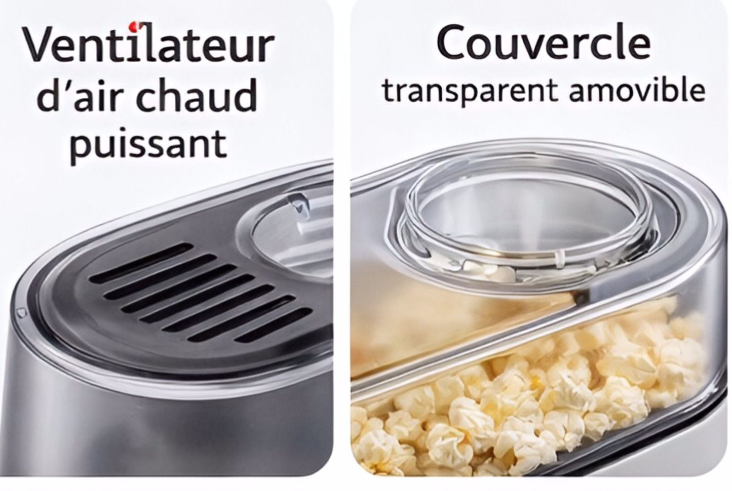 Machine à popcorn air chaud - آلة الفشار الهوائية