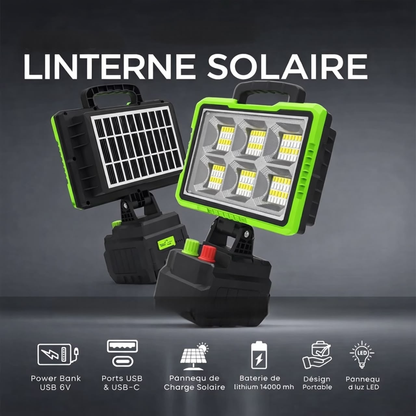 Projecteur solaire portable - مصباح شمسي محمول