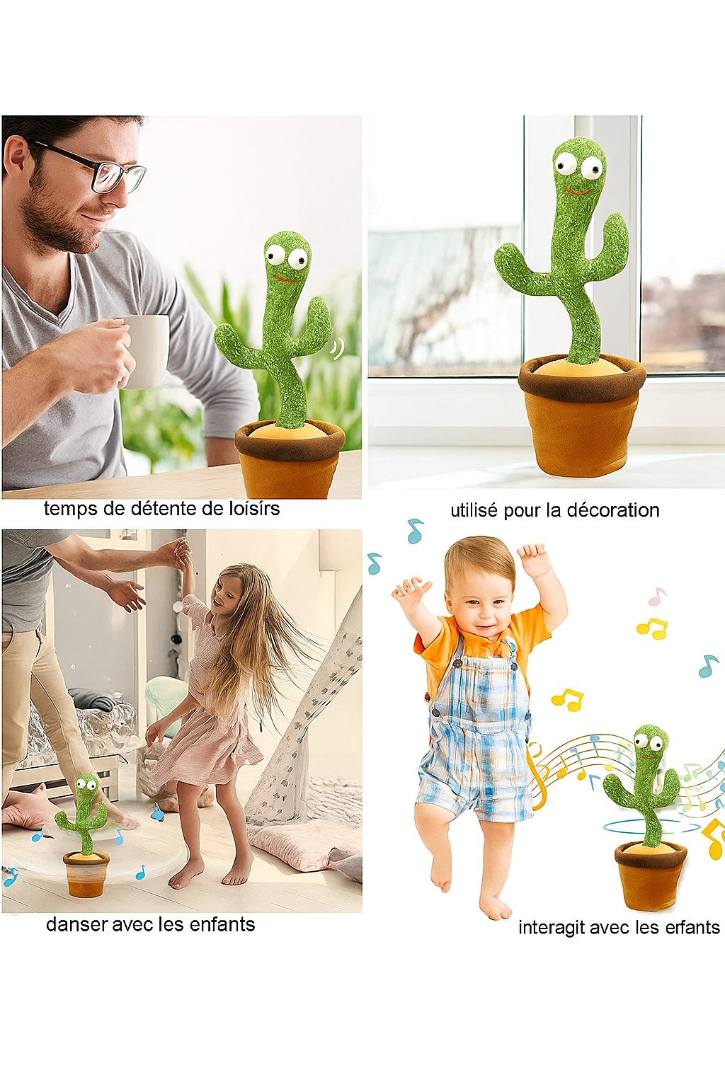 Jouet Cactus Dansant pour enfants - لعبة الصبّارة الراقصة للأطفال