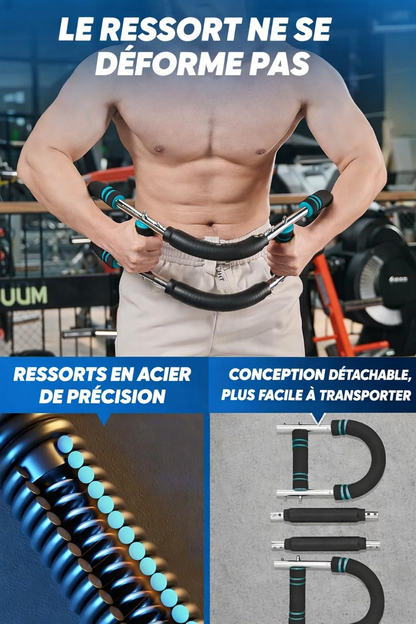 Barre d’Entraînement Multifonction pour Musculation