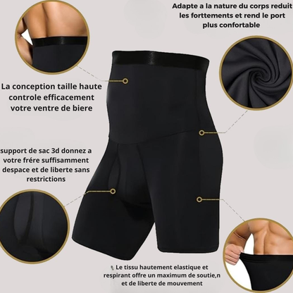 Short abdominale pour homme  - مشد رجالي عالي الخصر