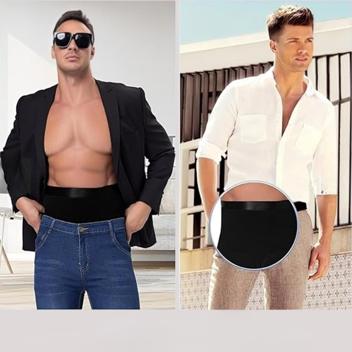 Short abdominale pour homme  - مشد رجالي عالي الخصر