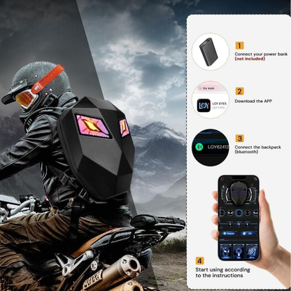Sac à dos LED intelligent -حقيبة LED الذكية