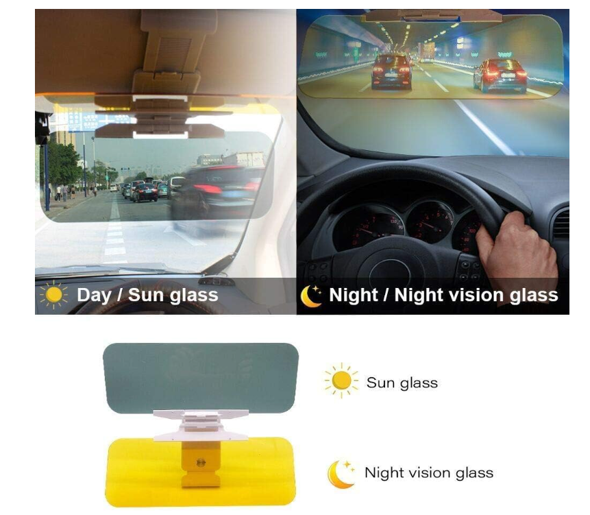 فلتر مضاد لوهج الضوء Pare-soleil de voiture double filtre