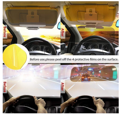 فلتر مضاد لوهج الضوء Pare-soleil de voiture double filtre