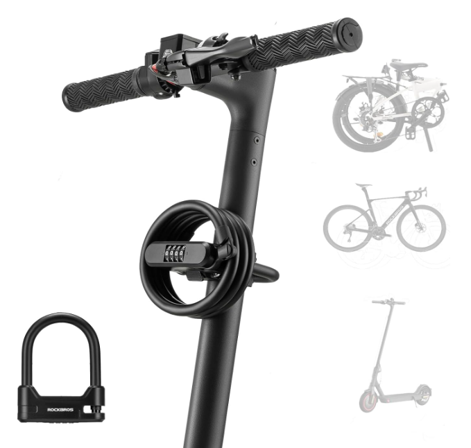 Antivol ROCKBROS pour trottinette électrique حماية بلا مفتاح