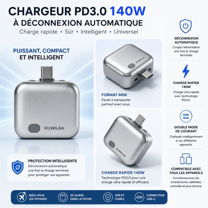 Adaptateur Chargeur Cube USB-C - شاحن كيوب المحمول
