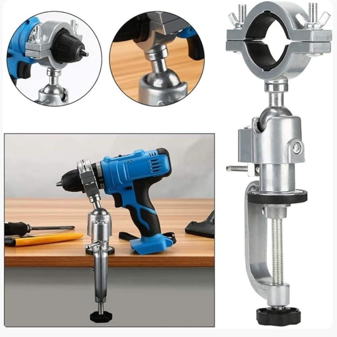 Support Fixation pour Perceuse & Meuleuse Réglable.