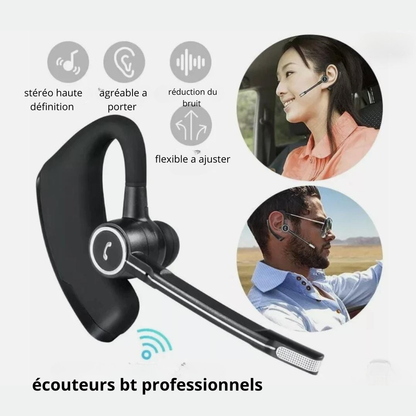 Oreillette Bluetooth intelligente avec appels clairs et son haute définition - سماعة بلوتوث ذكية بمكالمات واضحة وصوت عالي الدقة